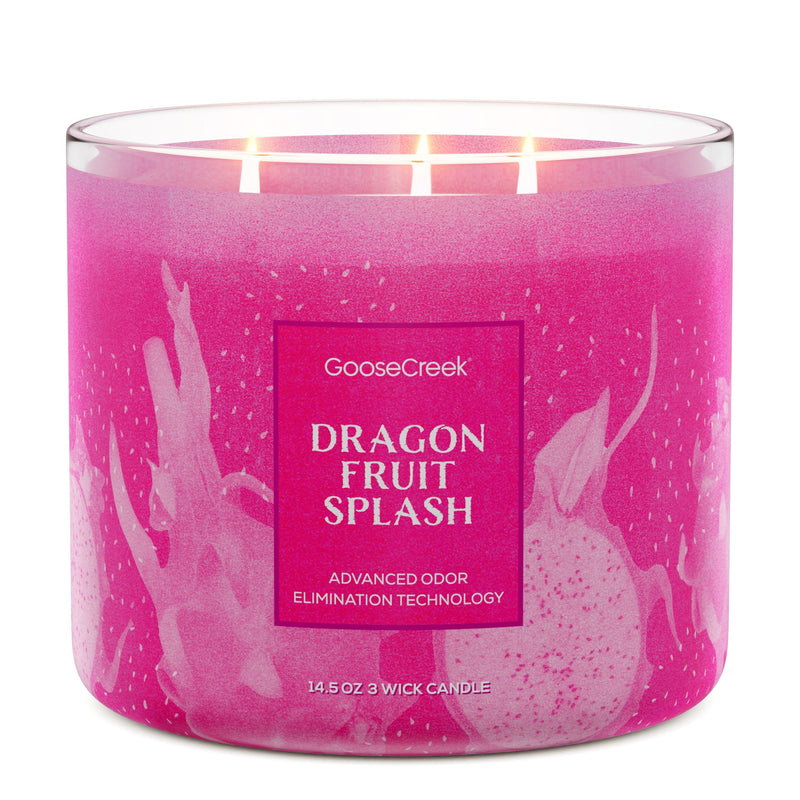 Dragonfruit Splash Odor Eliminating 3-Wick Candle Series 5-0608