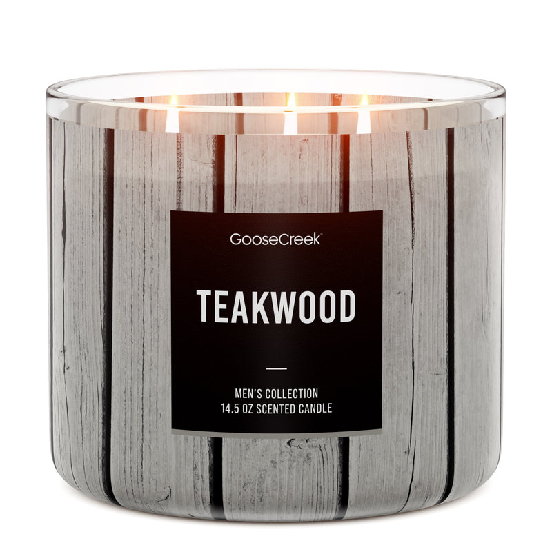 Teakwood 3-Wick Candle Studio 5-0071